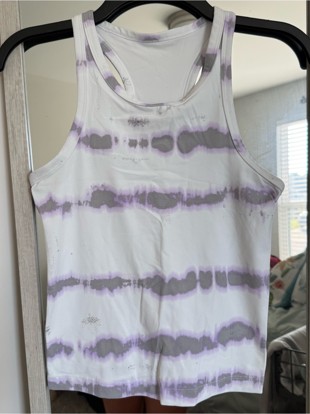 lululemon Tank with Tie-Dye Stripes